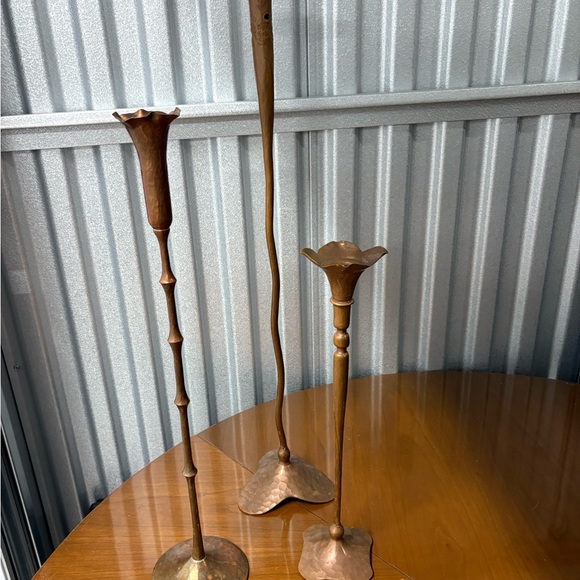 Hessel Studios Other - Hessel Studio Copper Candlesticks